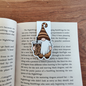 Iced Coffee Gnome Magnetic Bookmark